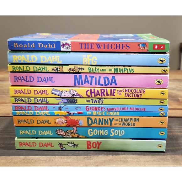 Roald Dahl Collection 11 Children's Book Set Classic Kids Paperback Lot charlie - Picture 2 of 3